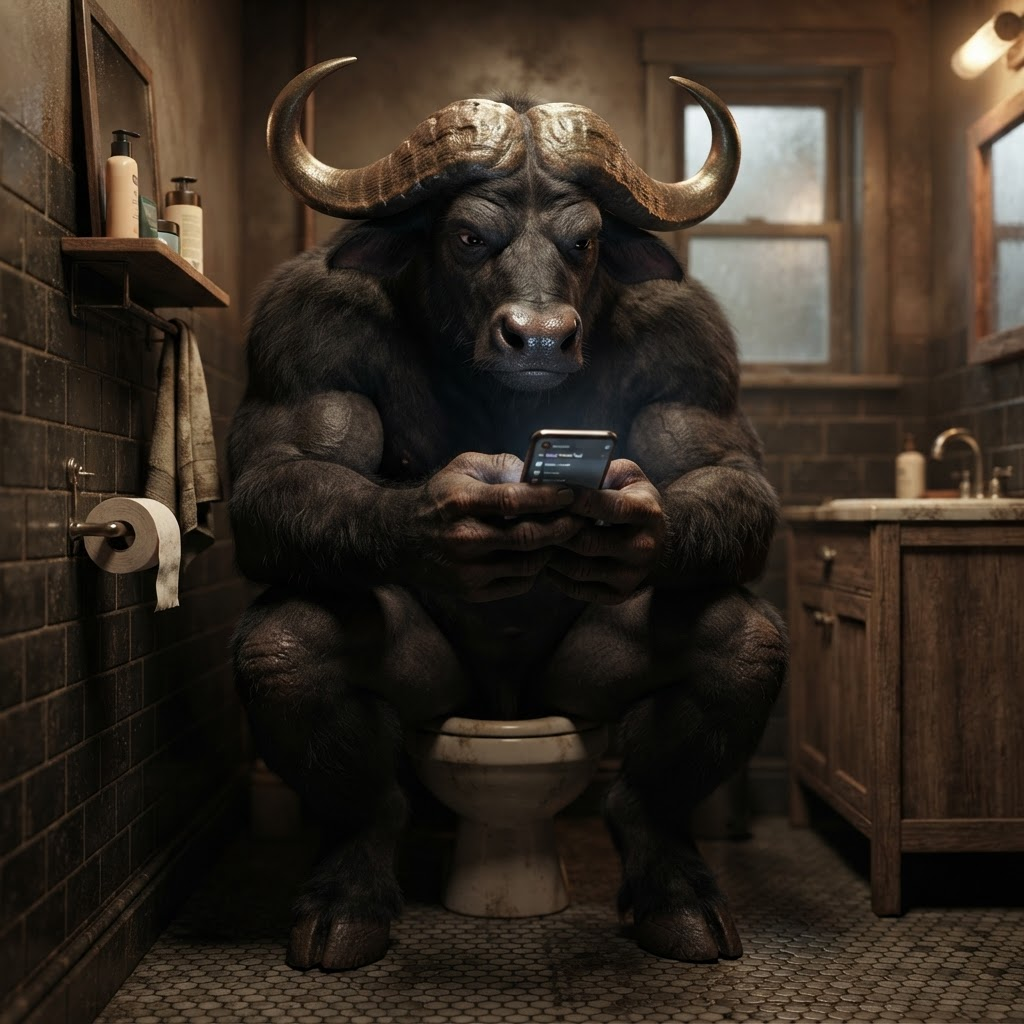The throne room. Signal is weak, commitment is not.